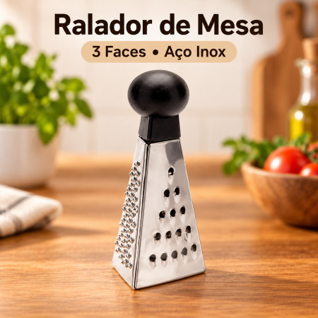 Ralador Para Mesa 3 Faces 9cm