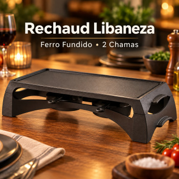 Rechaud com 2 chamas libaneza