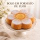 Forma de bolo Flor M