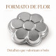 Forma de bolo Flor M
