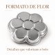 Forma de bolo Flor M