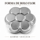 Forma de bolo Flor M