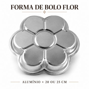 Forma de bolo Flor M