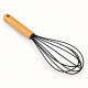 Fouet de silicone bambu preto