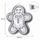 Forma boneco de natal média