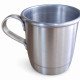 Caneca de alumínio com alça de alumínio