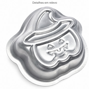 Forma de Bolo Halloween Bruxinha em Alumínio – Pequena