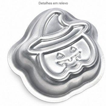 Forma de Bolo Halloween Bruxinha em Alumínio – Pequena