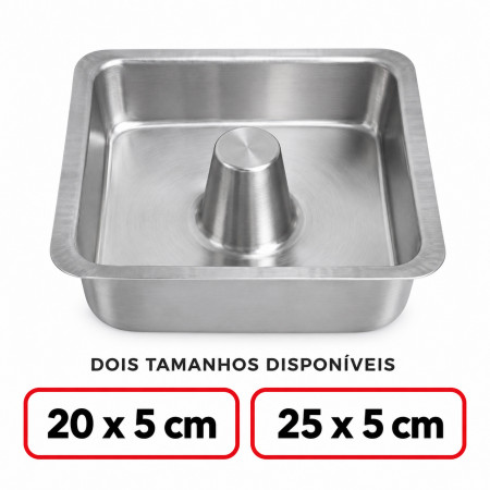 Forma de torta suíça quadrada