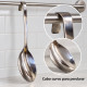 Colher de Servir em Aço Inox 35,5 cm com Cabo para Pendurar