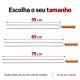 Espeto Duplo de Aço com Cabo de Madeira – 55, 65 e 75 cm