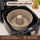 Forma de Pudim Antiaderente 18 cm Bege Florença Alegrete – Para Forno e Airfryer