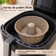 Forma de Pudim Antiaderente 18 cm Bege Florença Alegrete – Para Forno e Airfryer