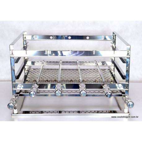 Grill para Churrasqueira de Alvenaria 59 inox